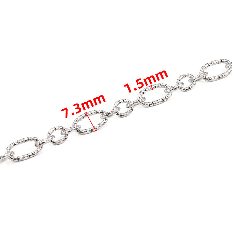 JIAYE Sparkle Double-Layer Stainless Steel Chain for Elegant Jewelry & Apparel Accessories - Hypoallergenic & Durable