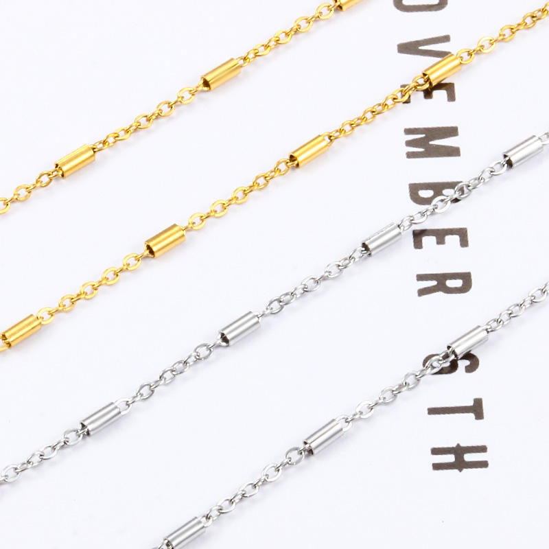 JIAYE 18K Gold Plated Stainless Steel Cross Chain-Religious & Fashion Jewelry