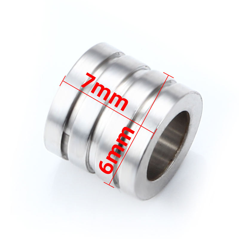 JIAYE Versatile large-hole spacer beads for jewelry crafting, available in acrylic, metal, or resin. Ideal for bracelets, necklaces, and leather cords. Bulk orders include eco-friendly packaging