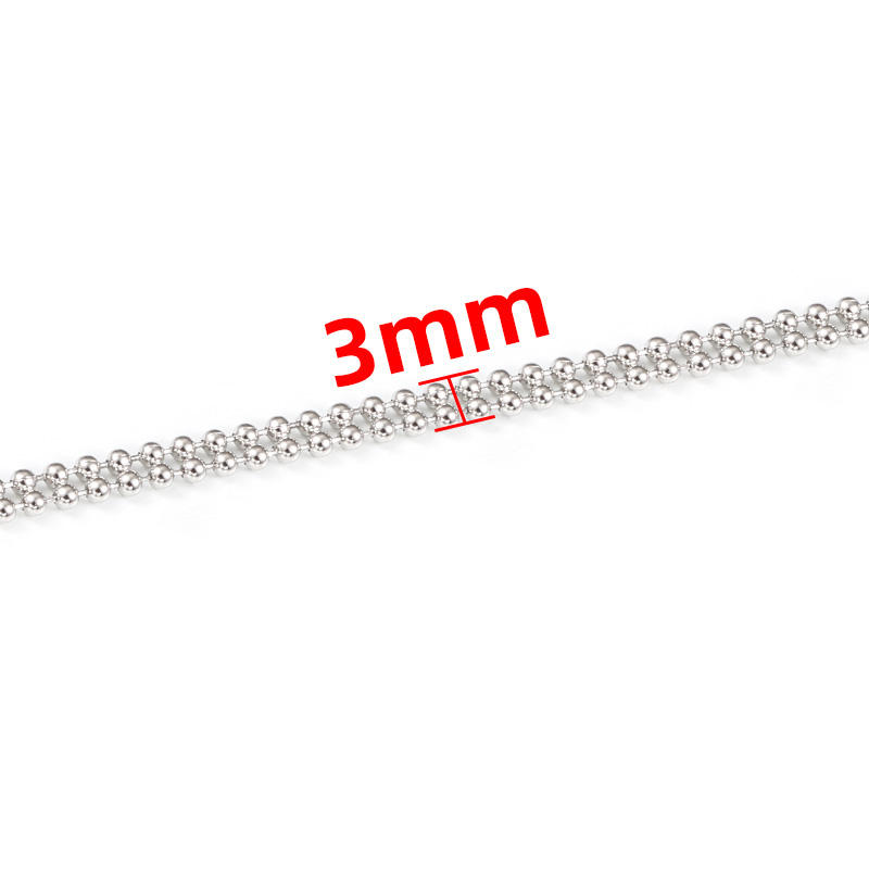  Stainless Steel Bead Chain Necklace & Curb Chain Bulk | Jiaye Jewelry