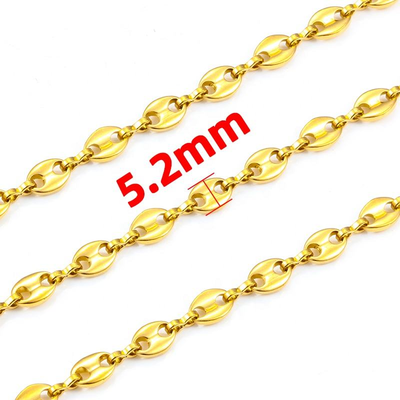 JIAYE 18K Gold Chain, Stainless Steel Jewelry, Custom Charms, 316L Hypoallergenic, Bulk Discounts, Fast Shipping, Laser Engraving, CE Certified, OEM Support