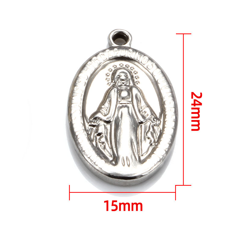 JIAYE Stainless Steel Western Pattern Pendant, Unique Cowboy Jewelry for Men, Customizable Charm for Necklace and Bracelet