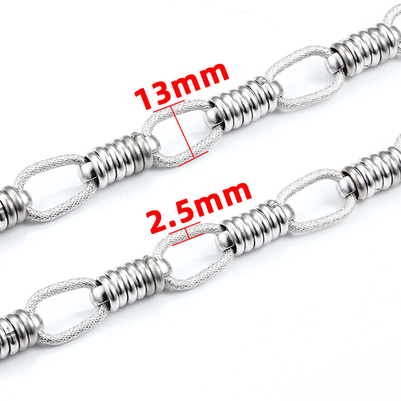 Jiaye 24-Inch Stainless Steel Rope Chains | Men's Jewelry & Wholesale