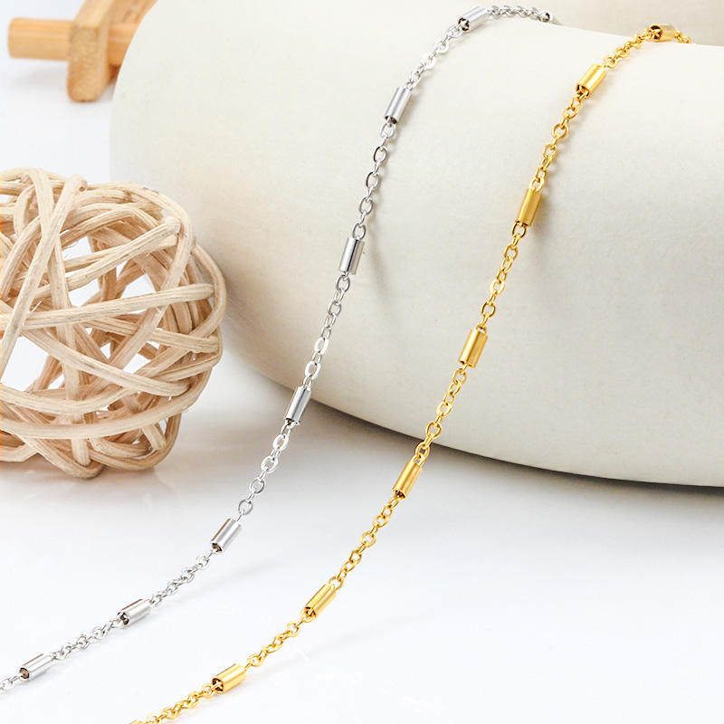JIAYE 18K Gold Chain, PVD Plated, Stainless Steel, Jewelry Making, Customizable, Durable, Elegant Design, Fast Shipping, SGS Certified