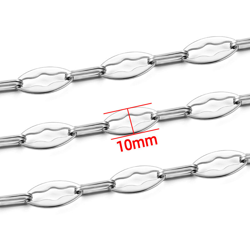 Wholesale Stainless Steel Jewelry Los Angeles | Factory Outlet Curb Chain Necklace