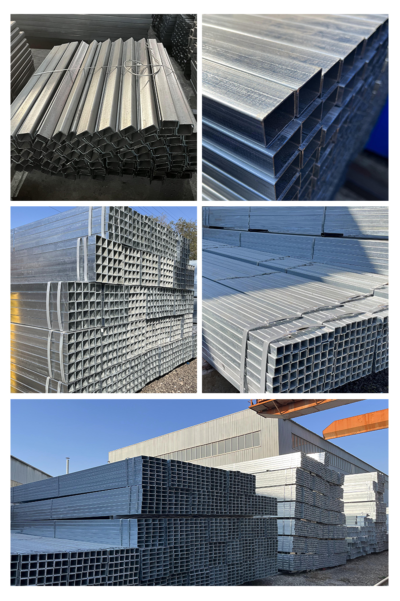 Galvanized square tube/Galvanized steel pipe combines the structural stability of square tubes with the anti-corrosion properties of galvanized layers and is widely used in fields such as construction, machinery, and municipal engineering.