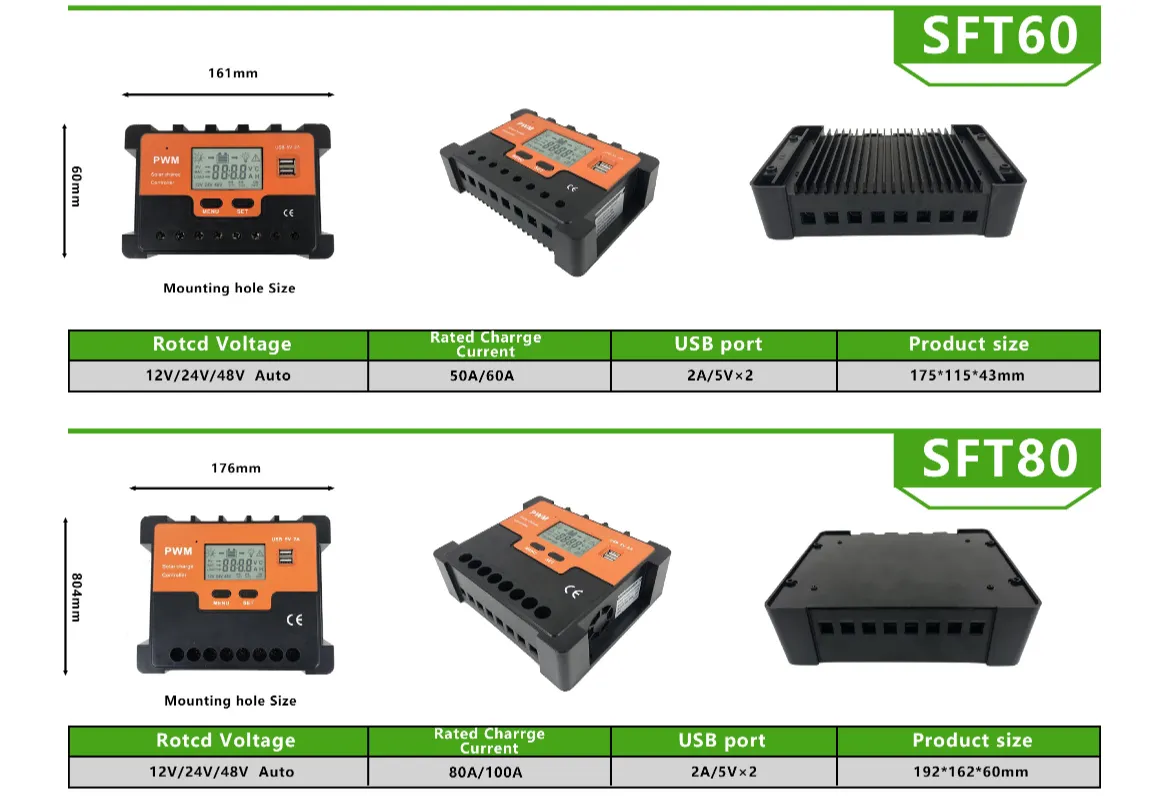 SFT80A PWM Solar controller