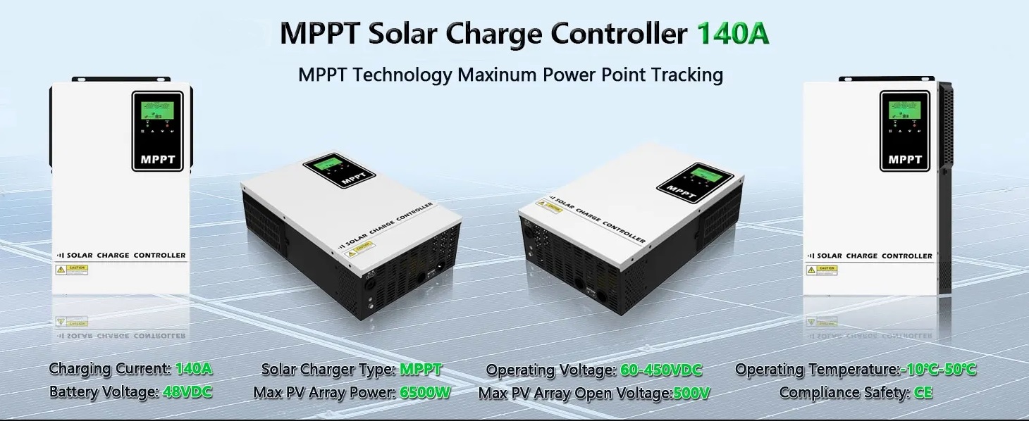 140A MPPT Solar Charger Controller DC24V/48V