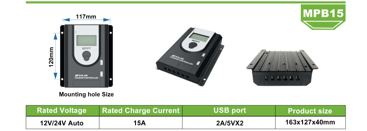MPB40A MPPT Solar controller