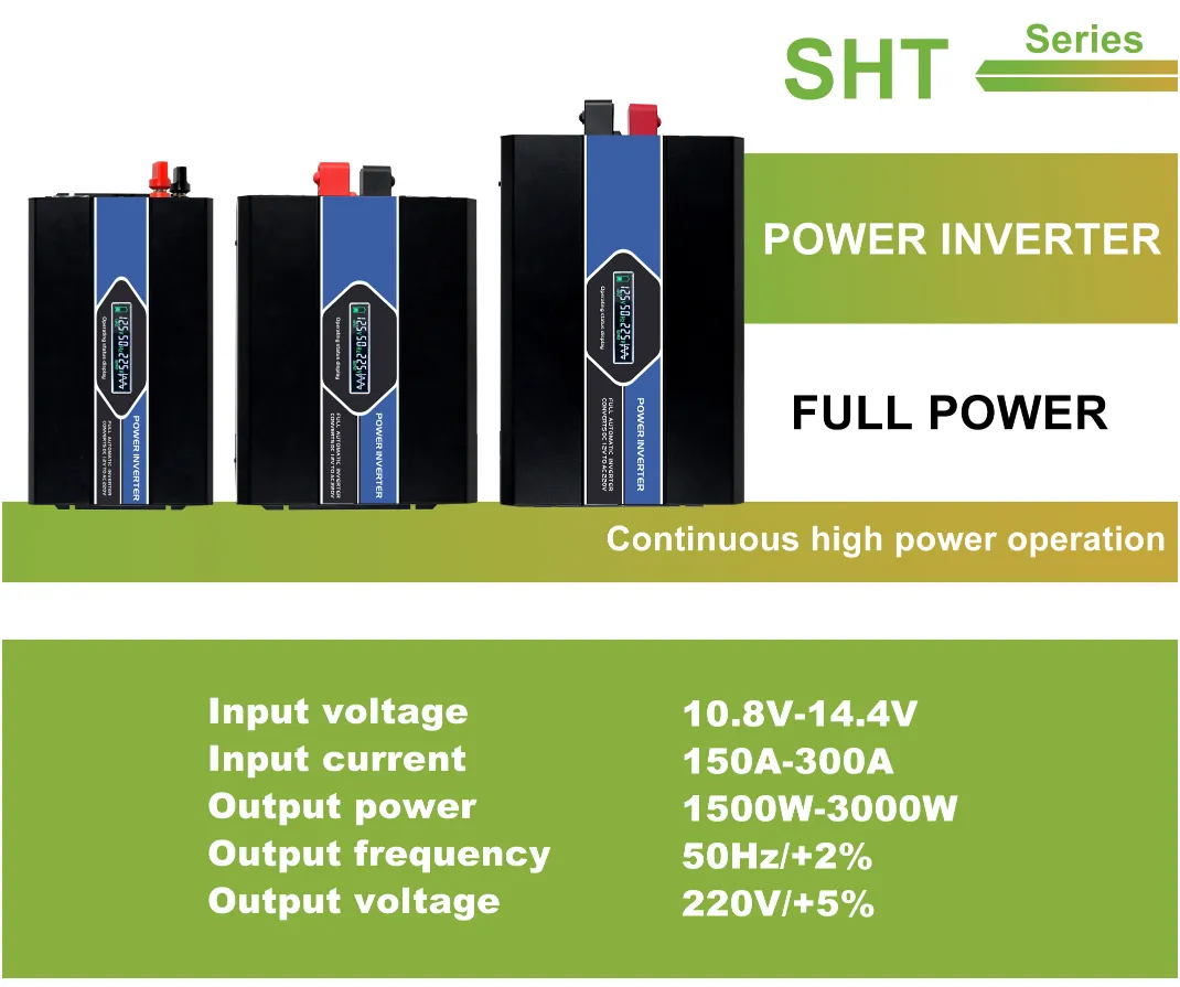 Powerinverter 1500W/2000W/3000W Modified Sine Wave car inverter for 1500W
