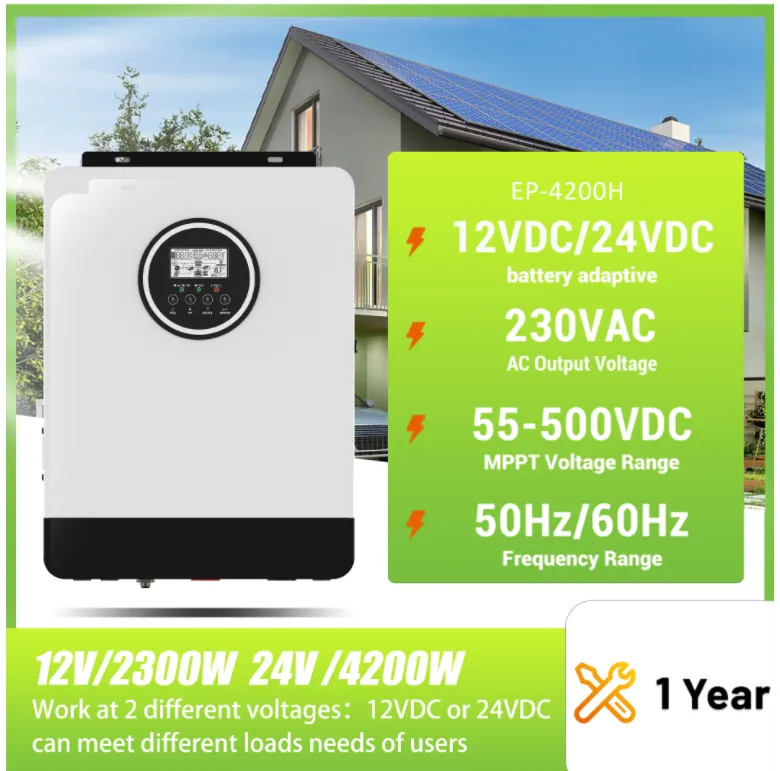 12VDC/24VDC to 230VAC 2300W/4200W Pure sine wave inverter9