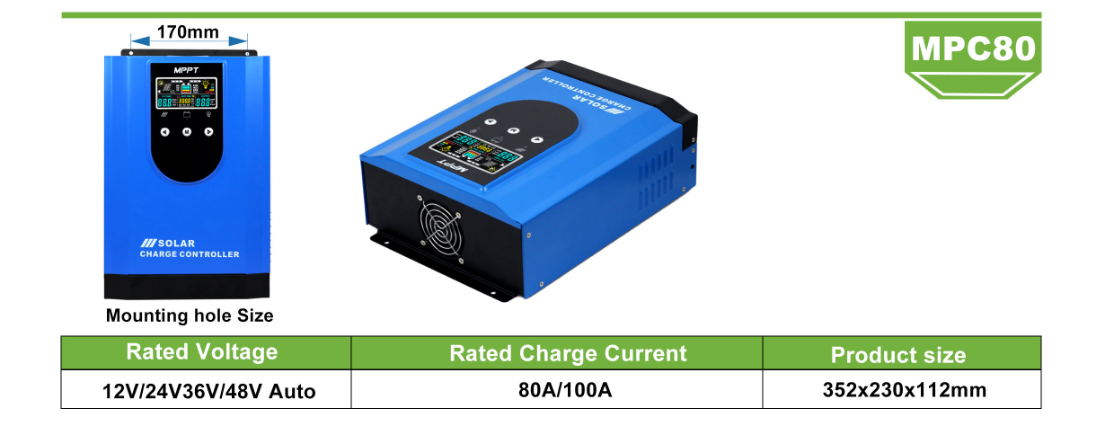 MPC40A MPPT Solar controller