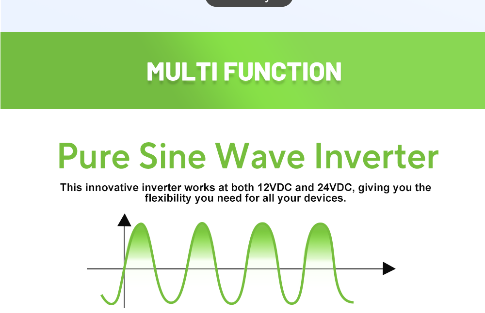 12VDC/24VDC to230VAC 2000W/3500W Pure sine wave inverter