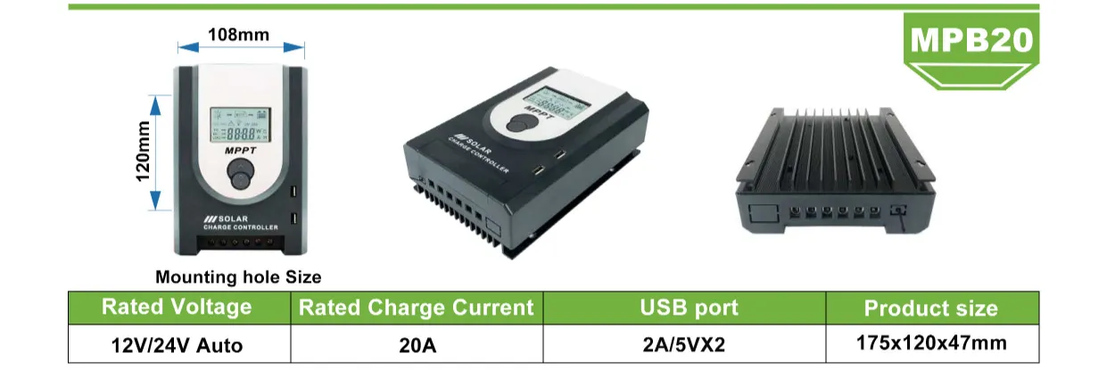 MPB40A MPPT Solar controller