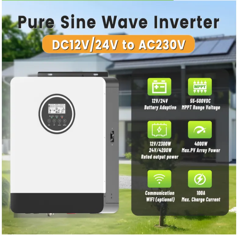 12VDC/24VDC to 230VAC 2300W/4200W Pure sine wave inverter9