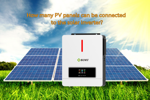 How many pv panels can be connectedto the solar inverter?