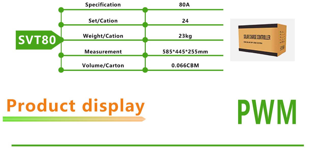 SVT40A PWM Solar controller
