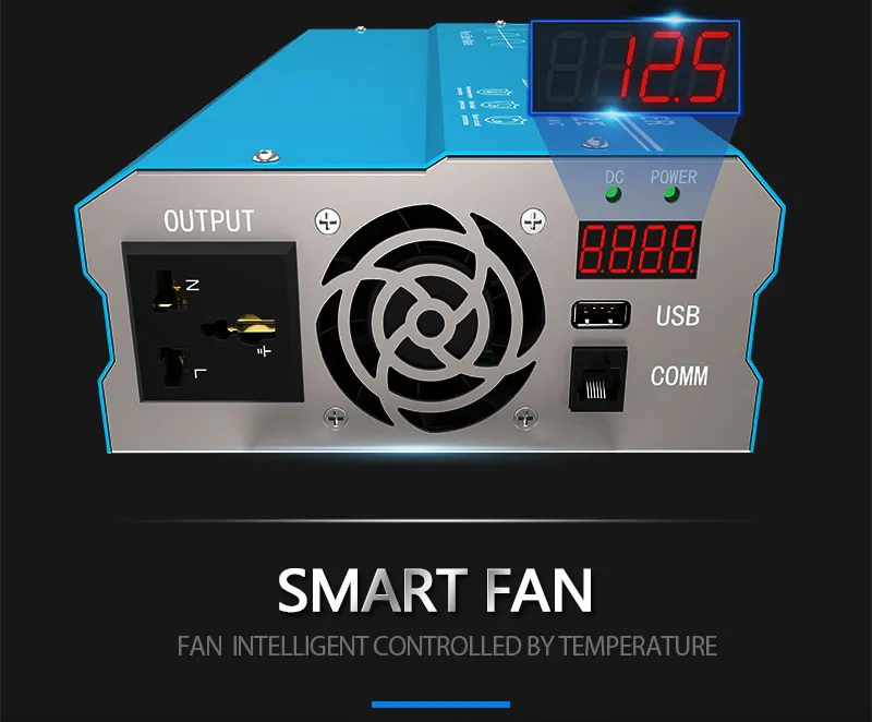 Car Powerinverter Converter 300W/600W/1200W/2000W Pure sine