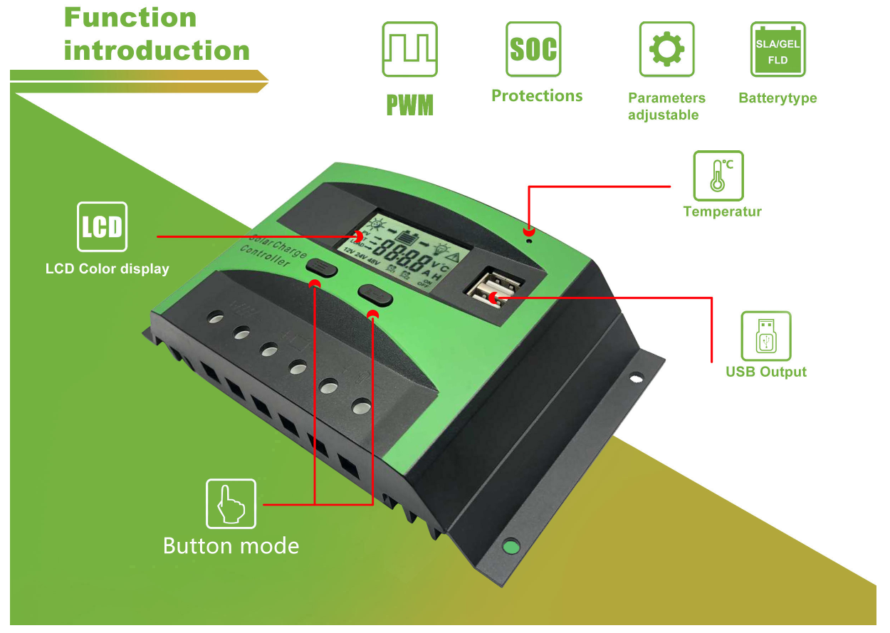 SAT50A PWM Solar controller