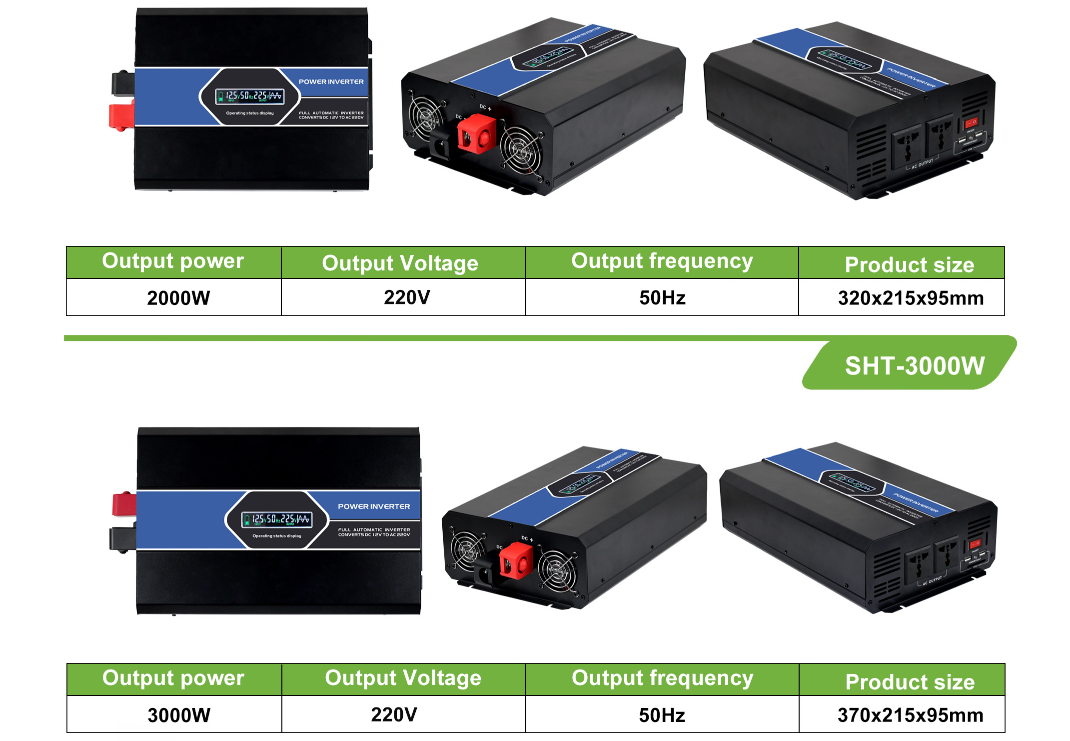 Powerinverter 1500W/2000W/3000W Modified Sine Wave car inverter for 1500W
