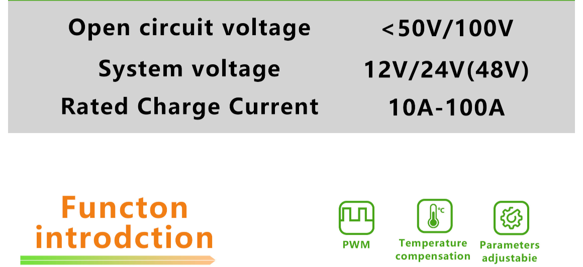 SFT80A PWM Solar controller