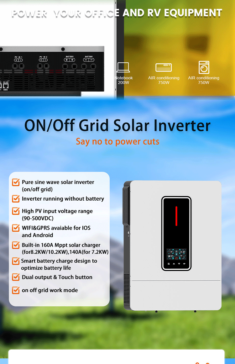 8200W solar inverter Dual Output