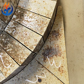Composite corundum fire bricks