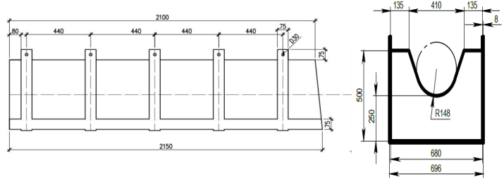 Electric Arc Furnanse Tapping Spout