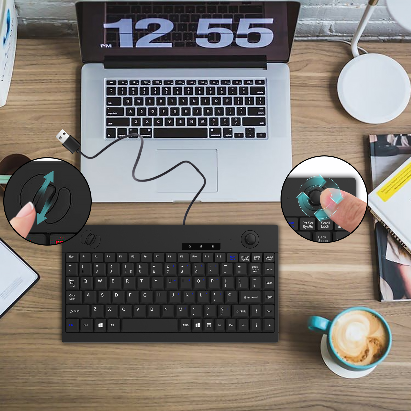 wired,mini size,trackball