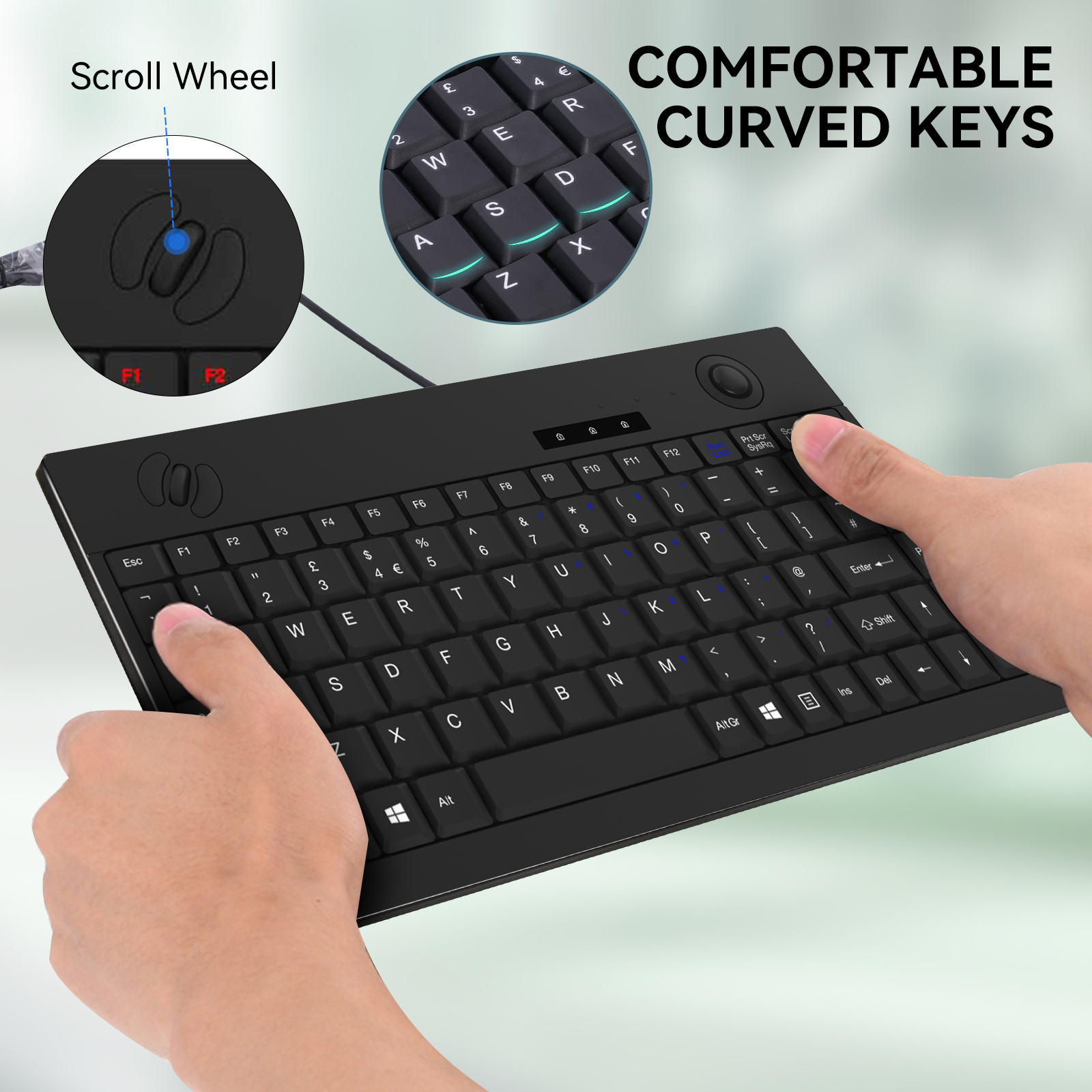 wired,mini size,trackball