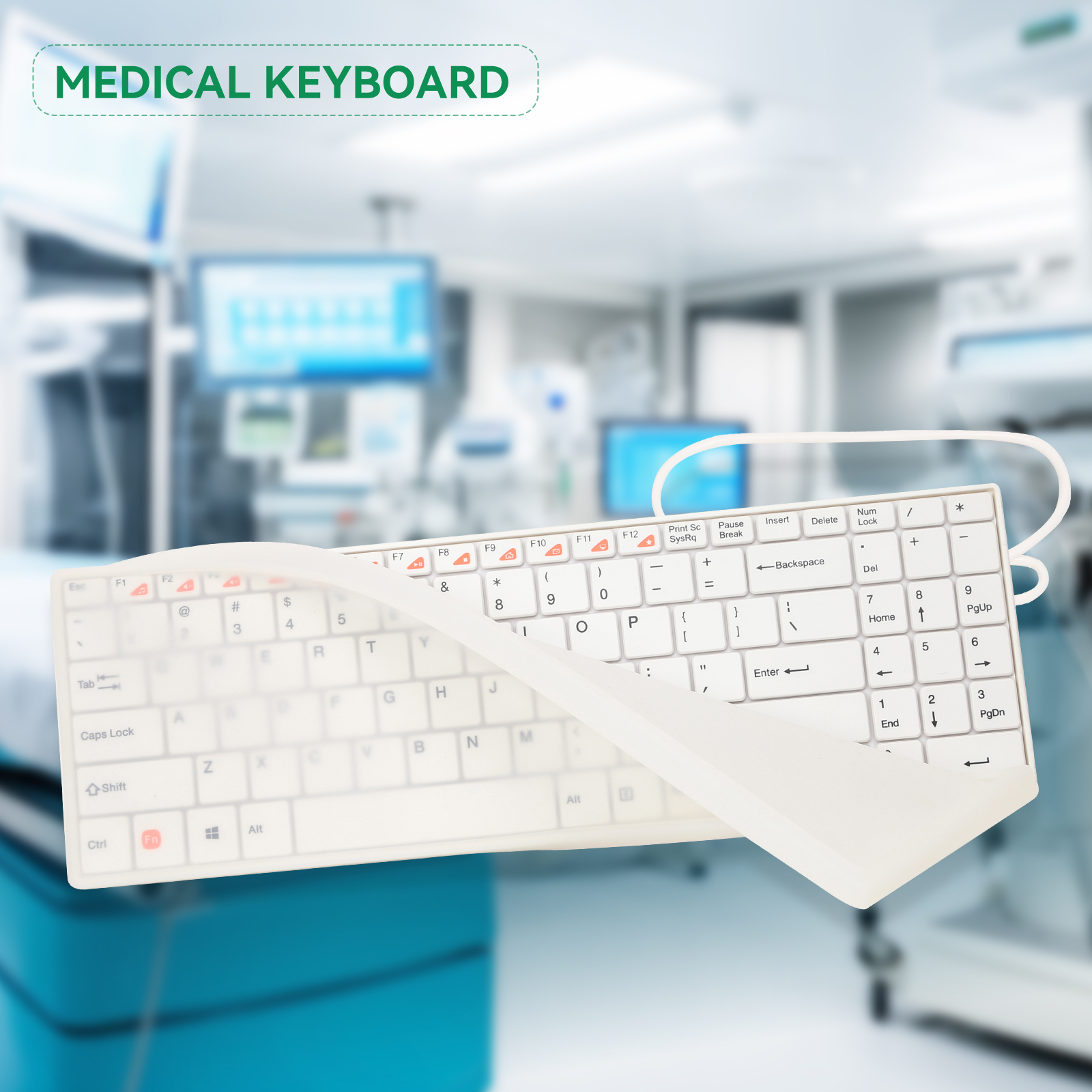 Plastic, Waterproof Keyboard