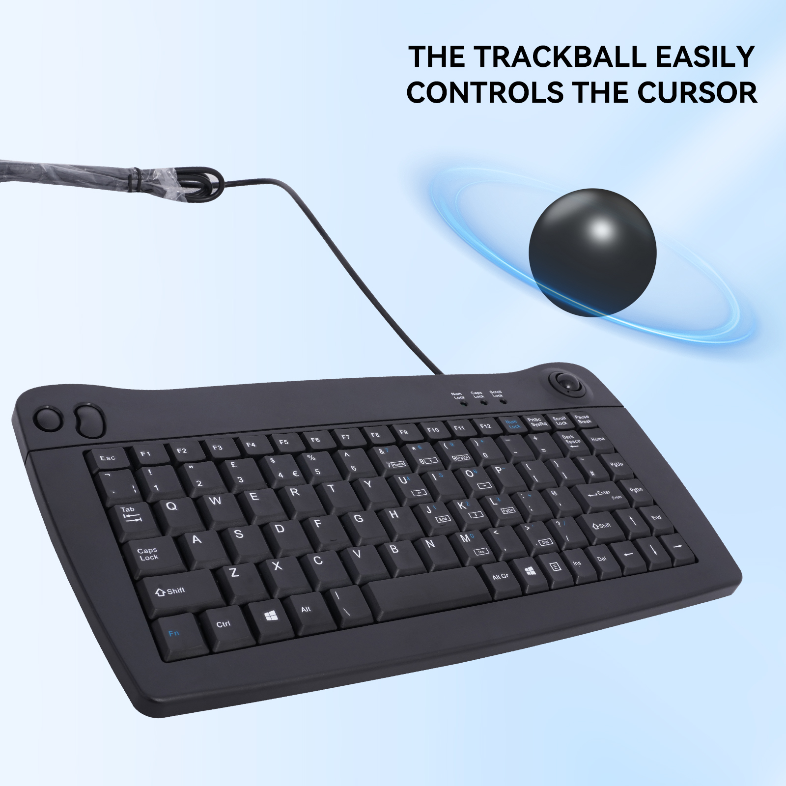 Mini, Keyboard, Trackball