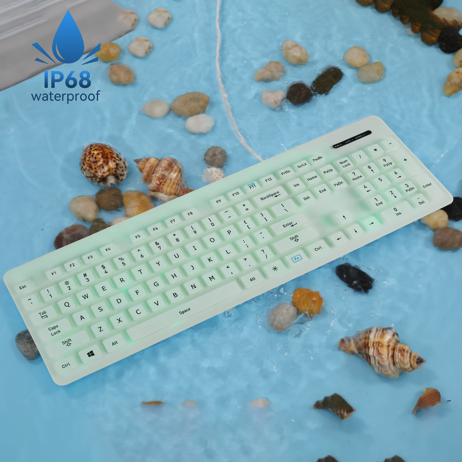 Waterproof, IP68 Rated