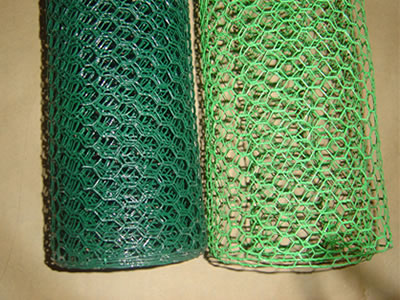 PVC coated hexagonal wire mesh