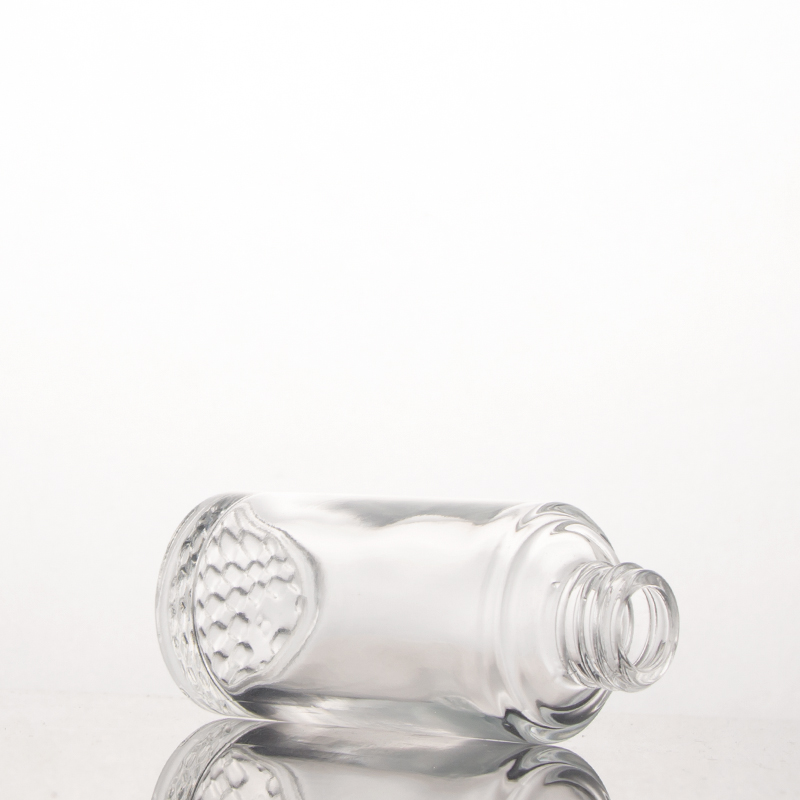 glass lotion bottle