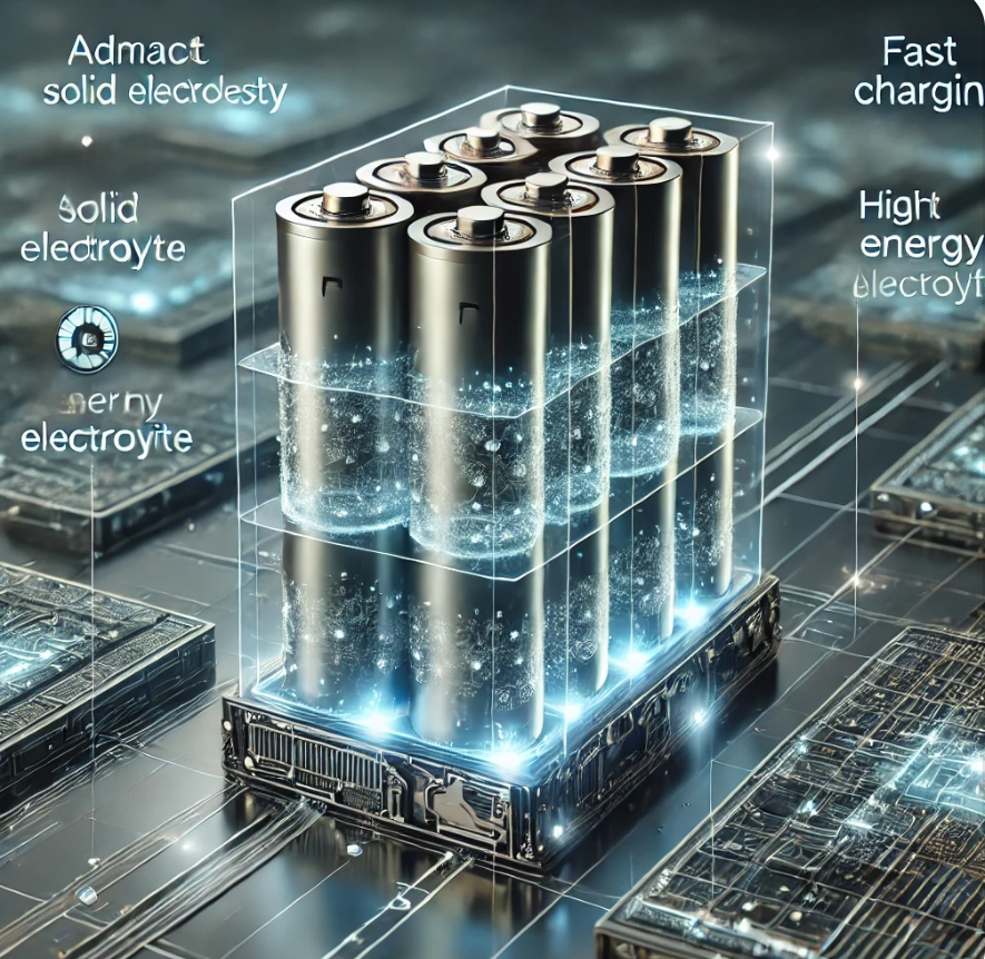 High tech solid-state batteries