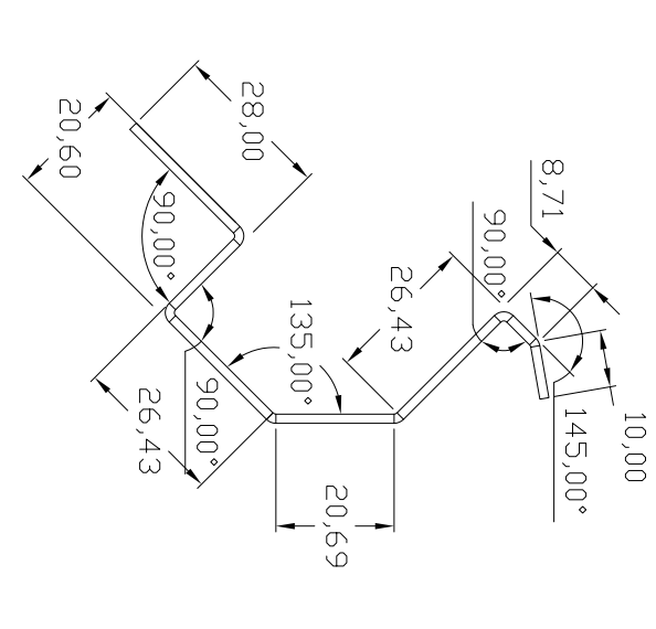 Special shape Roll forming machine