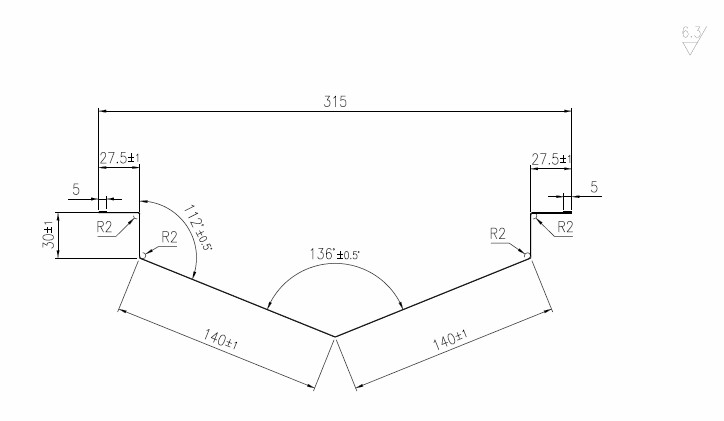 Water gutter roll forming machine