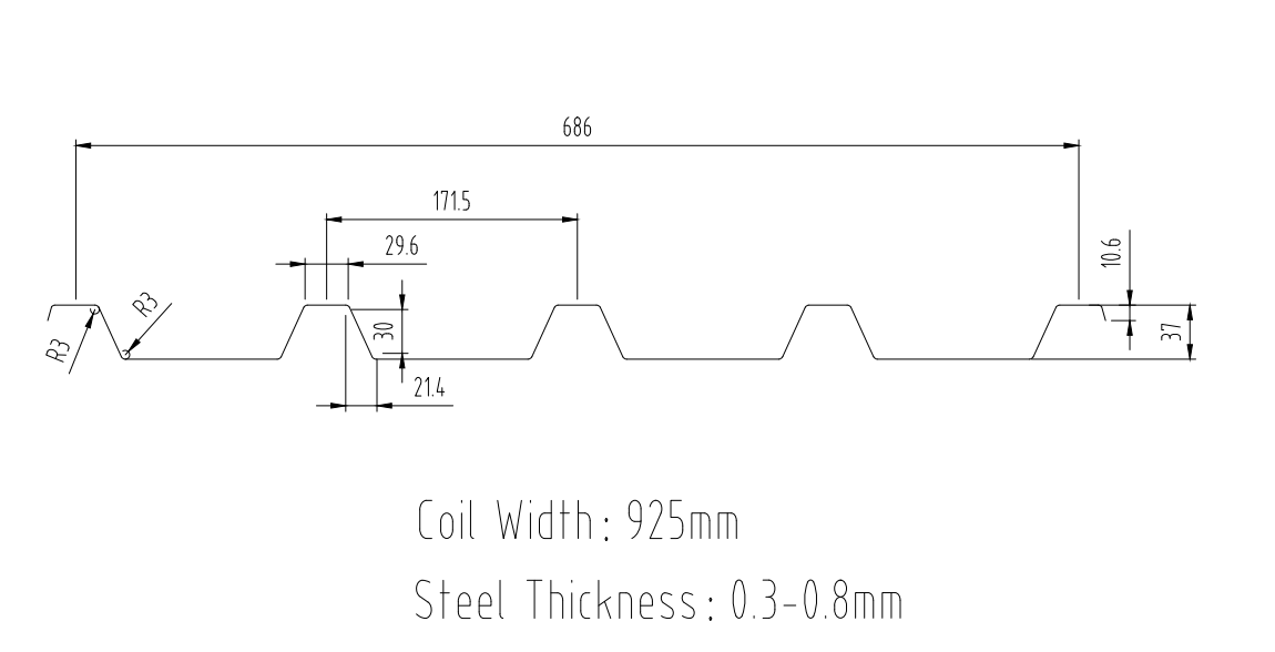 roofing sheet roll forming machine