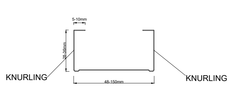 CU stud and track roll forming machine