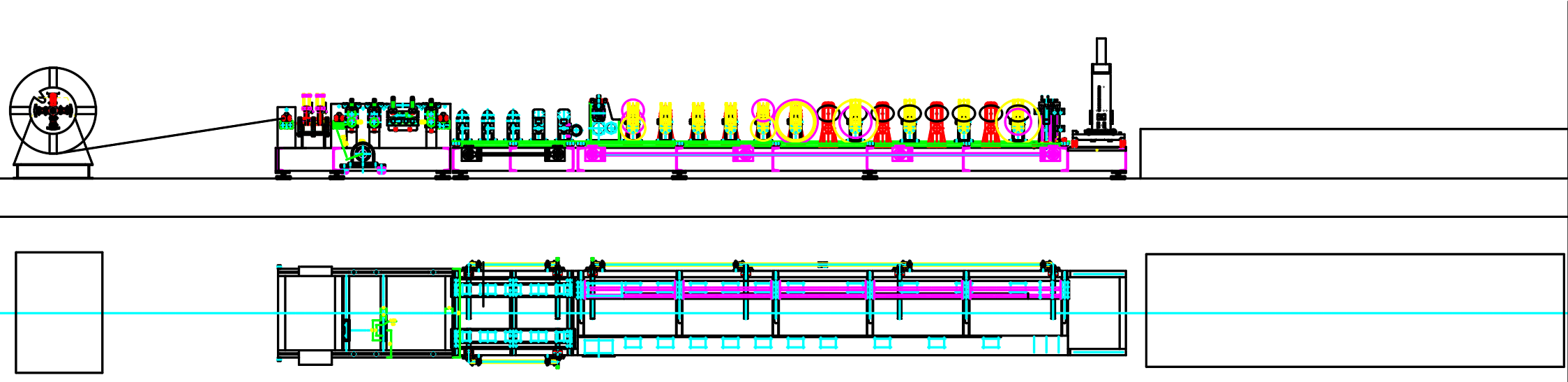 CZ purling roll forming machine