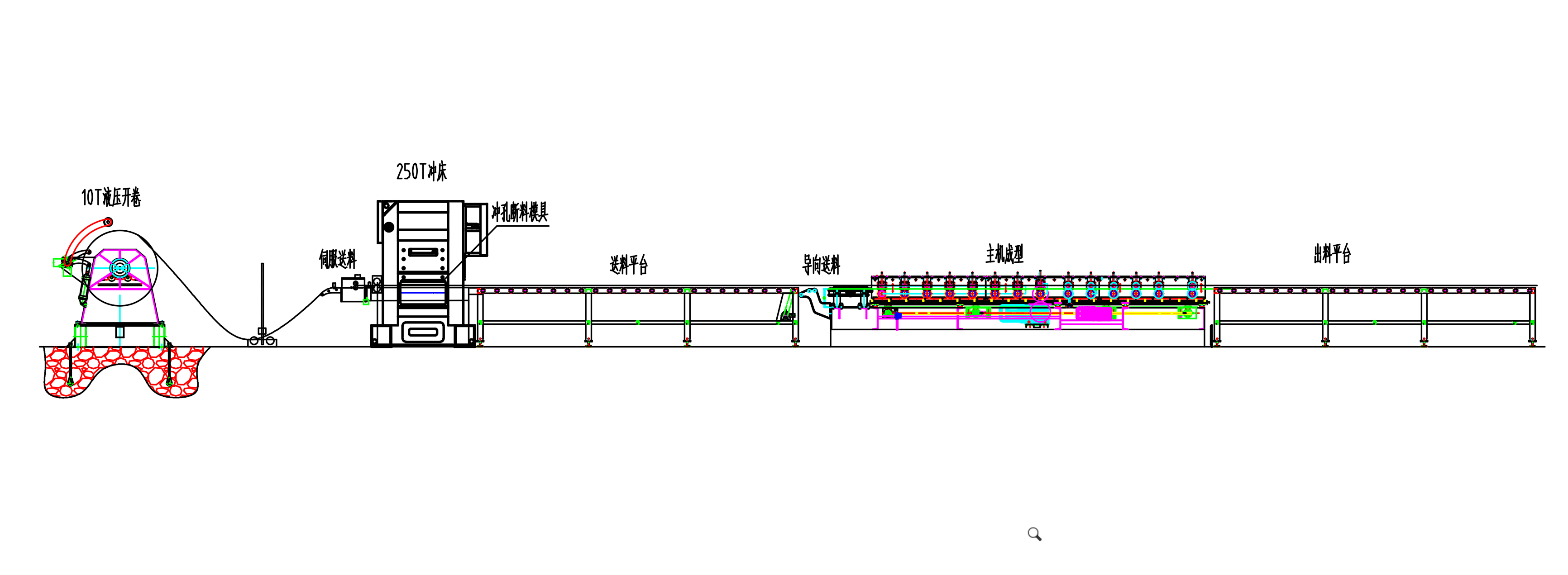 cable tray roll forming machine