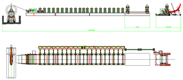 steel silo roll forming machine