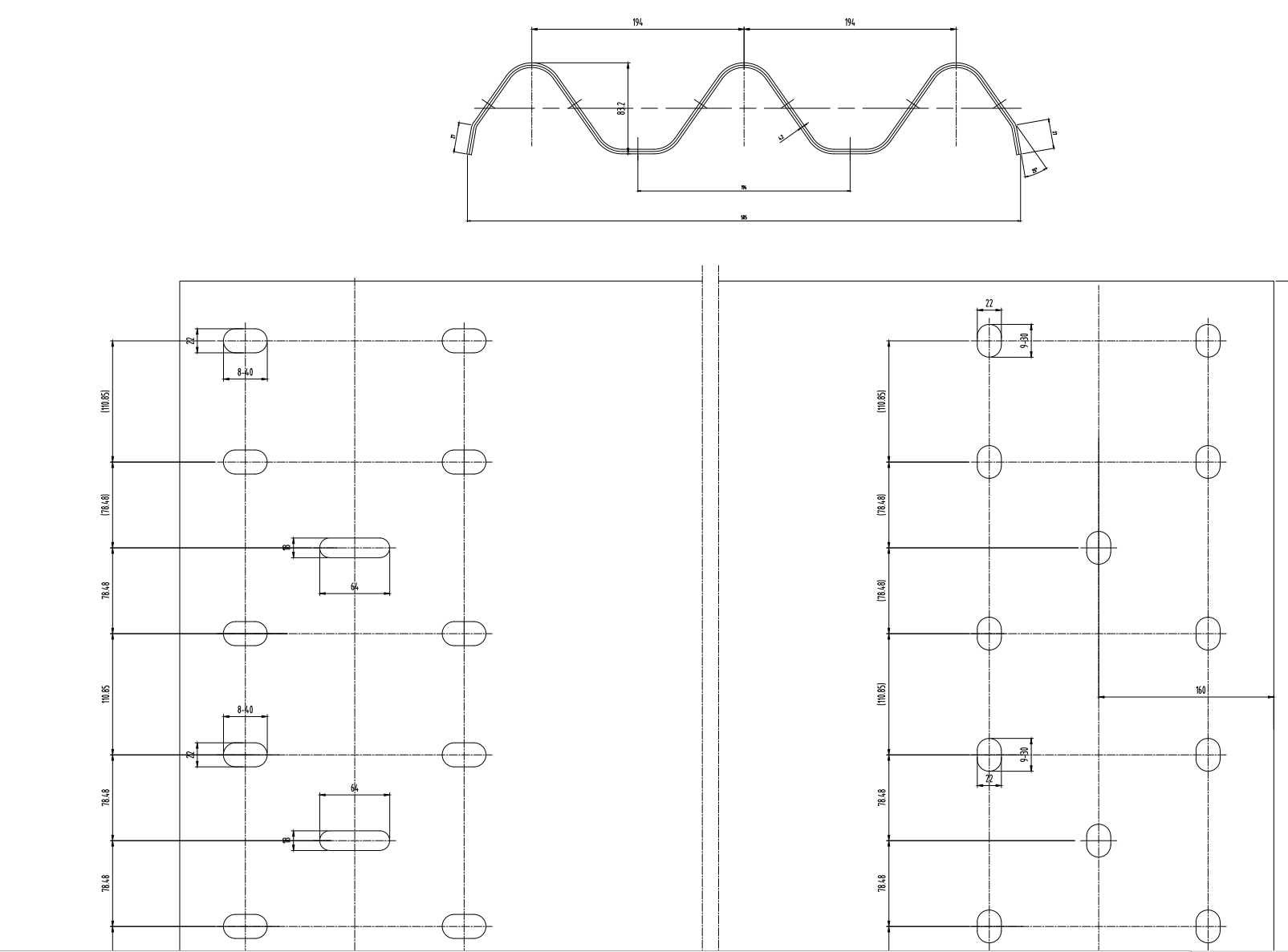 roll forming machine-Two Waves Guardrail Roll Forming Machine