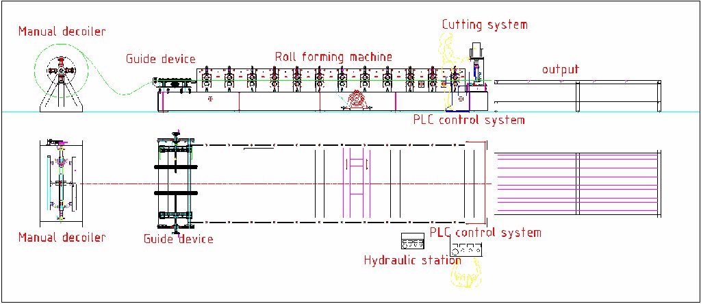 Down pipe roll forming machine manufacturer