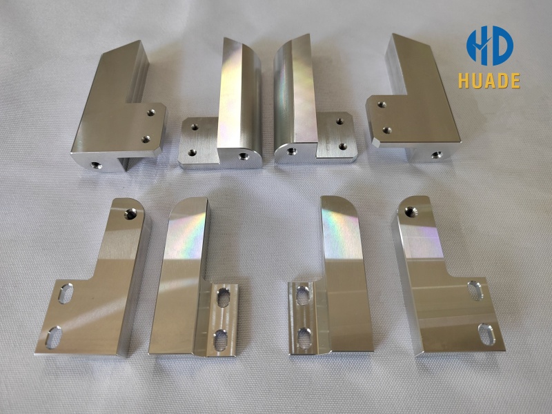 CNC-machined aerospace prototyping component for view