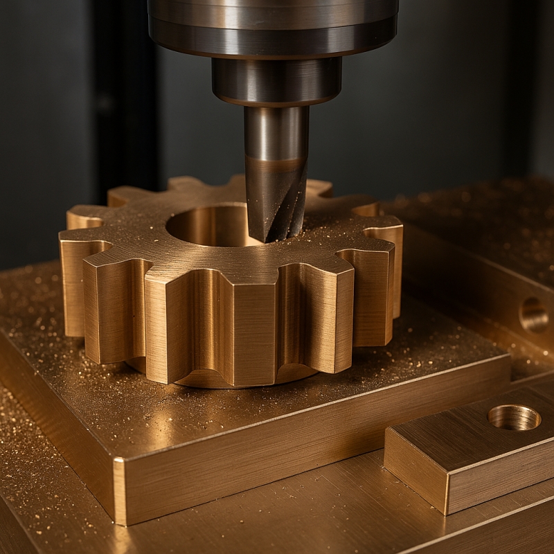 Precision brass machining for CNC brass components, durable brass machined parts with high-quality machining brass services at Huade