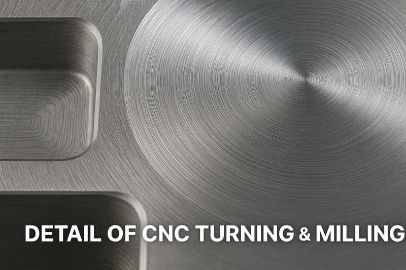 CMM probe measuring a bore on a turned-milled aluminum part to verify ±0.01 mm—quality inspection for close tolerance machining