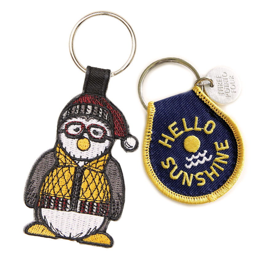 custom fabric keychains
