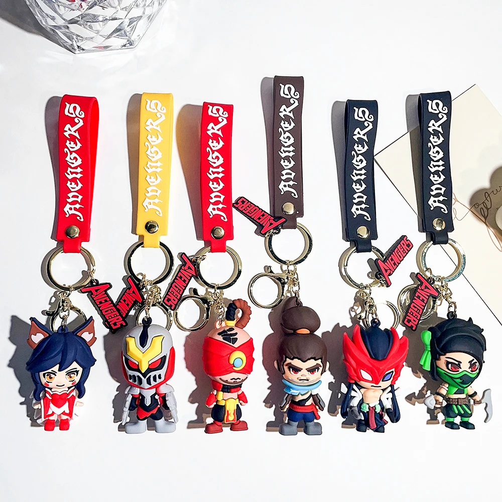 custom rubber keychain